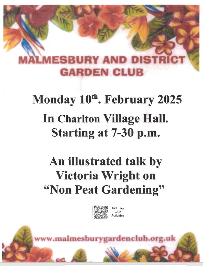 Malmesbury & District Garden Club - An Illustrated Talk 'Non Peat Gardening' by Victoria Wright